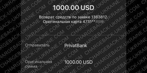 Поверенення 18 січня 2021 - 1000 доларів з TRADERSHOME