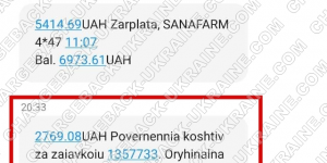 Поверенення 1 лютого 2021 – 2769 гривень з amerom.de