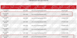 Поверенення 1 лютого 2021 – 6000 usd з LBLV