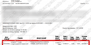 Поверенення 24 березня 2021 – 137 334 гривень з Tradershome