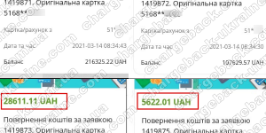 Поверенення 14 березня 2021 – 216 298 гривень з Tradershome