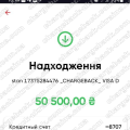 Повернення (чарджбек) 24 жовтня 2022 – 53500 гривень з BTG Capital